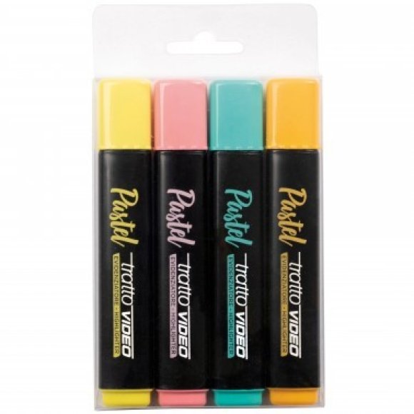 TRATTO VIDEO PASTEL 4 PEZZI 835800