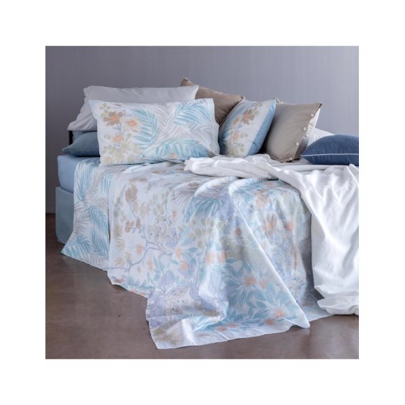 RIVIERA - COMPLETO LETTO MATRIMONIALE "GIAVA" - INDACO