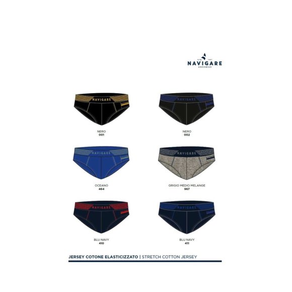NAVIGARE - SLIP UOMO COD.B21050Z - COLORI ASSORTITI
