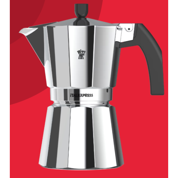 Pezzetti Italexpress 3 Tazze ARGENTO 