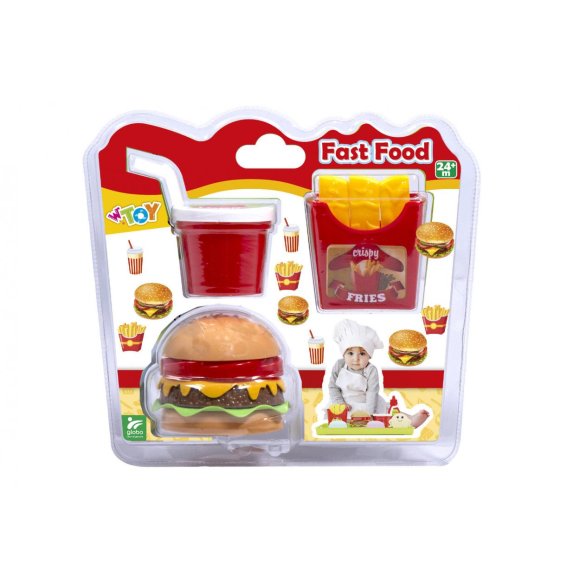 BLISTER HAMBURGER CON PATATINE