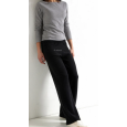 JADEA PANTALONE- NERO COSTE - D 4873 