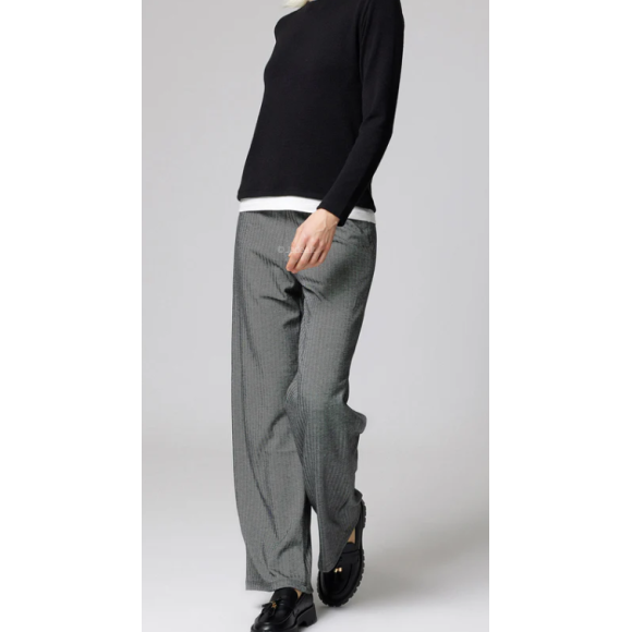 JADEA Pantalone Svasato in tessuto Jacquard-D 4875