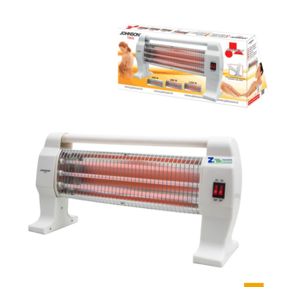 Johnson Trix Stufa al Quarzo 1200 W