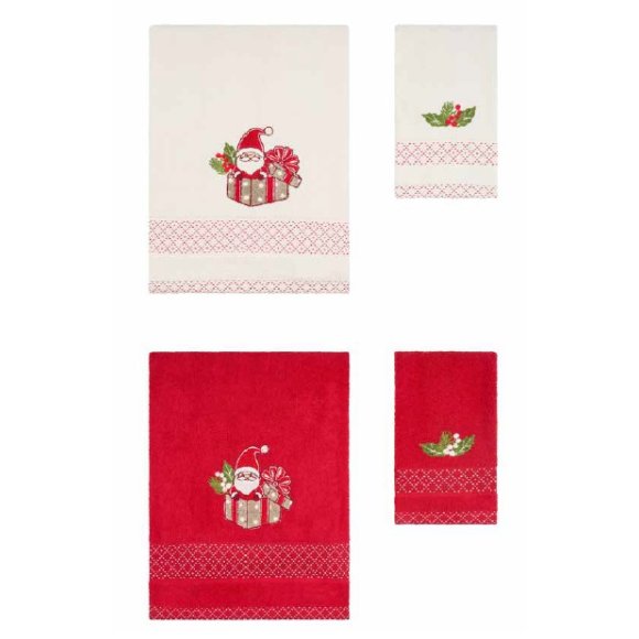 VINGI NATALE COPPIA SPUGNA KAROL XMAS  COLORI ASSORTITI 
