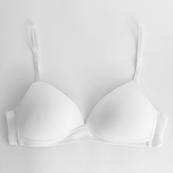 LOVE&BRA - REGGISENO TRIANGOLO "KELLY" SENZA FERRETTO - BIANCO
