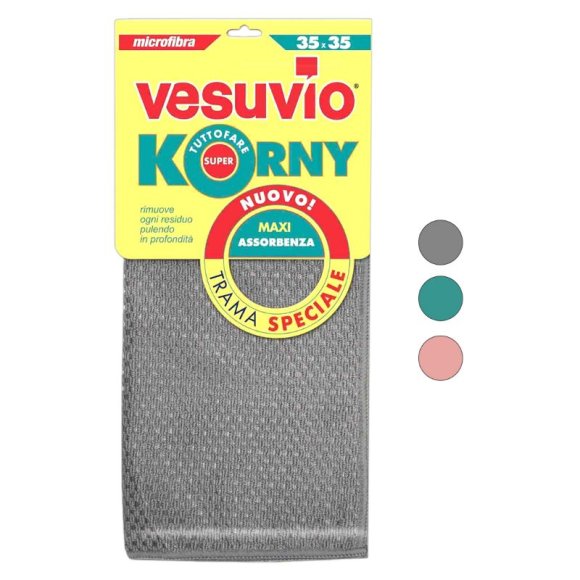 PANNO MICROFIBRA "KORNY" VESUVIO 35 X 35 CM