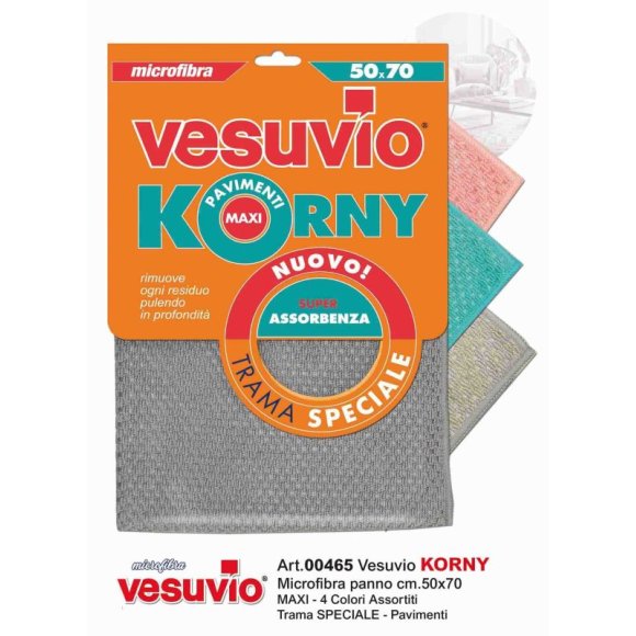 PANNO MICROFIBRA " KORNY" PAVIMENTI 50 X 70 CM