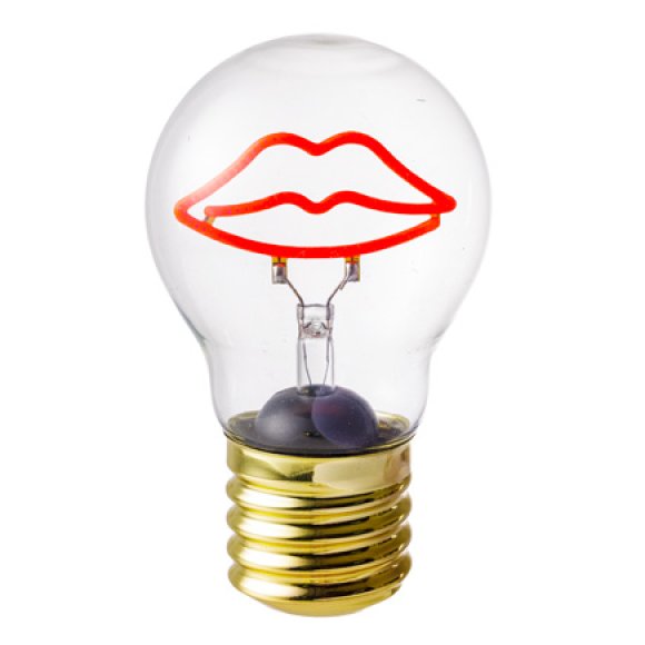 LAMPADINA LED BACIO ROSSO 
