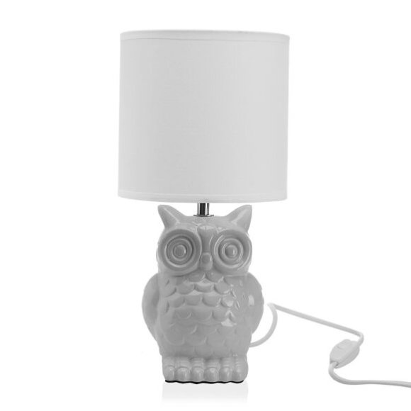 LAMPADA GUFO - GRIGIO CHIARO