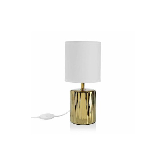 LAMPADA DA TAVOLO ORO E BIANCO