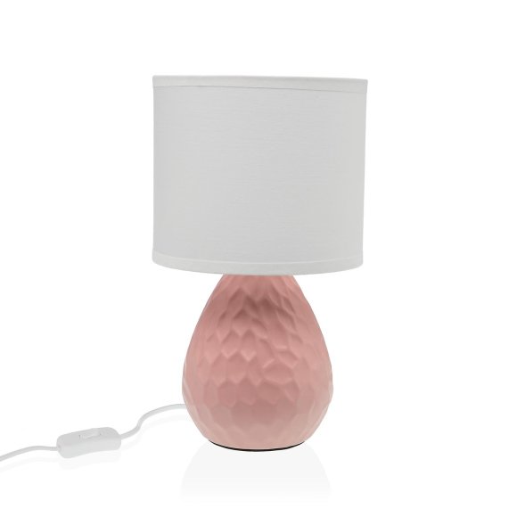 LAMPADA DA SCRIVANIA IN CERAMICA - ROSA