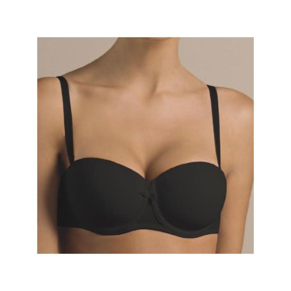 LAURA BIAGIOTTI - REGGISENO A FASCIA COPPA B COD.90132 - NERO 