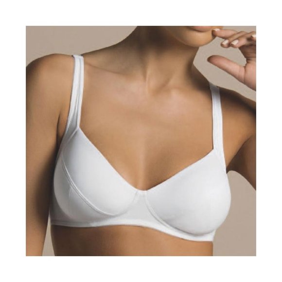  LAURA BIAGIOTTI - REGGISENO COPPA C SENZA FERRETTO - BIANCO 