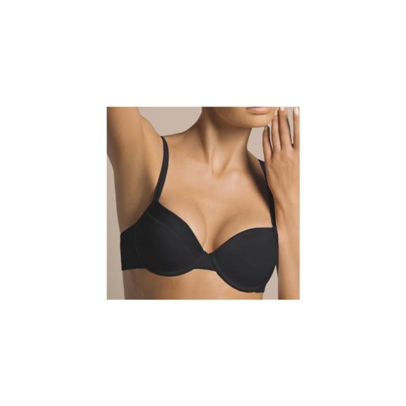 LAURA BIAGIOTTI - REGGISENO BALCONCINO COPPA B COD.90701 - NERO