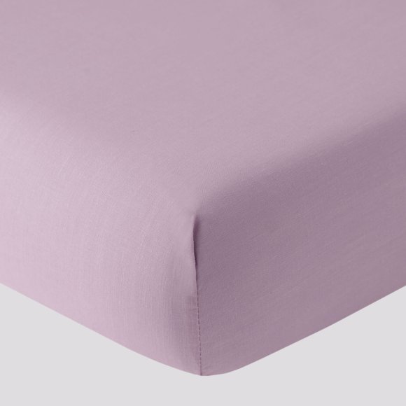 RIVIERA - LENZUOLO SINGOLO CON ANGOLI "PAINT" - MALVA