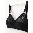 LEPEL - REGGISENO DONNA "DELIA" SENZA FERRETTO - NERO