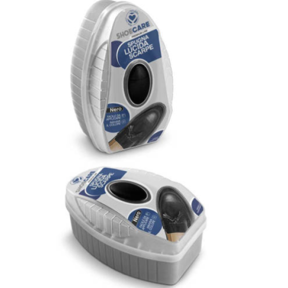 SPUGNA LUCIDA SCARPE - NERO 