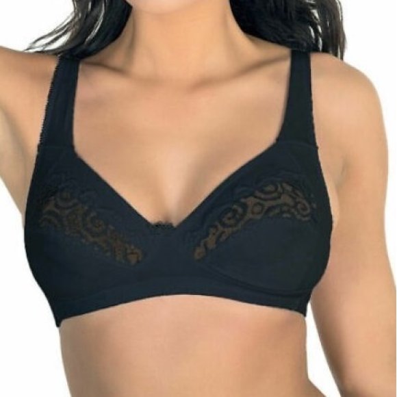 ARIS - REGGISENO DONNA "LUCIA" SENZA FERRETTO - NERO