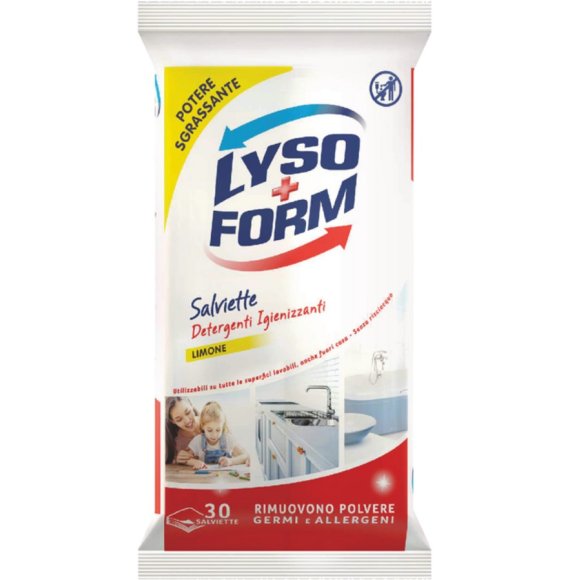 Lysoform Salviette Igienizzanti Limone X 30