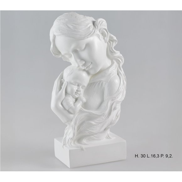 MADRE E FIGLIO 30X16 CM