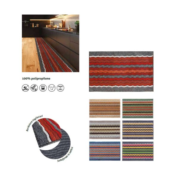 TAPPETO MADRID 57X190 CM - COLORI ASSORTITI
