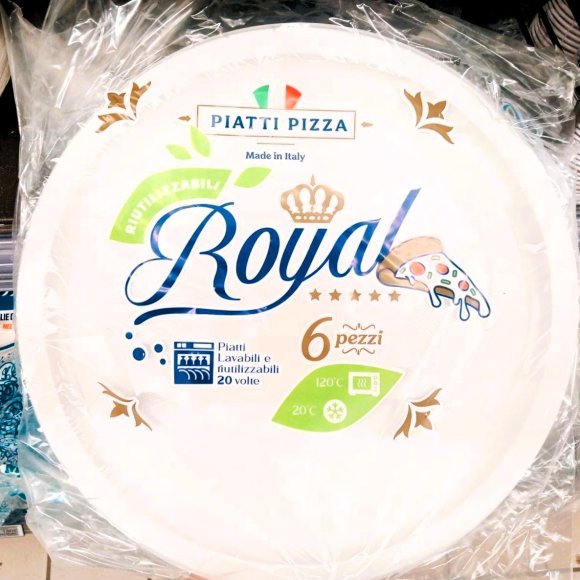 MAJOR PIATTO PIZZA ROYAL 6 PEZZI 