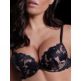 LOVE&BRA - REGGISESO SUPER PUSH-UP "MALIKA" - NERO