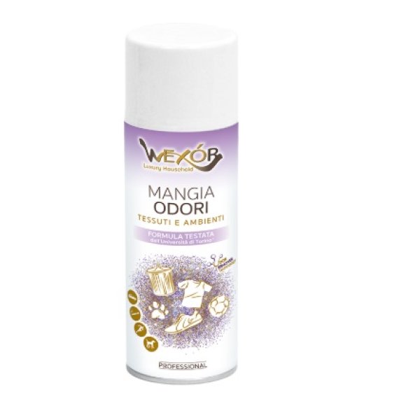 WEXOR MANGIA ODORI TESSUTI e AMBIENTI SPRAY - 400 ML WEXOR MANGIA ODORI TESSUTI e AMBIENTI SPRAY - 400 ML
