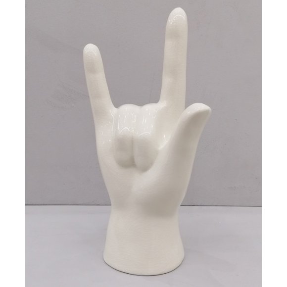 MANI CORNA BIANCO 28,5 CM