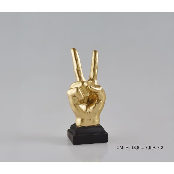 MANO ORO 18 CM
