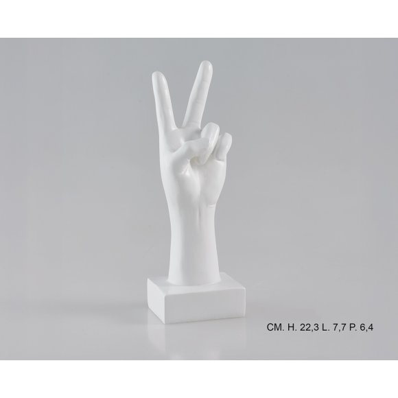 MANO BIANCA 22 CM