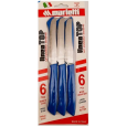 Marietti Coltello Da Tavola Dentato Blu 11 cm - 6 Pezzi