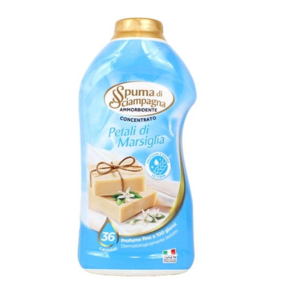 SPUMA DI SCIAMPAGNA AMMORBIDENTE CONCENTRATO PETALI DI MARSIGLIA 36 LAVAGGI 720 ML SPUMA DI SCIAMPAGNA AMMORBIDENTE CONCENTRATO PETALI DI MARSIGLIA 36 LAVAGGI 720 ML
