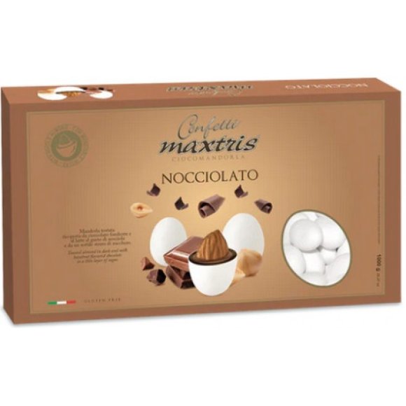 CONFETTI MAXTRIS NOCCIOLATO 1KG - BIANCHI