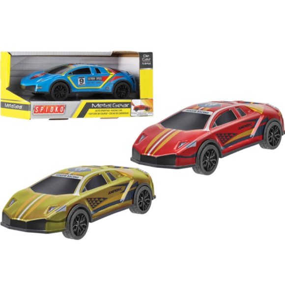 AUTO SPORTIVA IN METALLO 3 COL