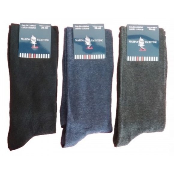 MARINA YACHTING CALZINO LUNGO UOMO ART.ME101 3 PEZZI - COLORI ASSORTITI 