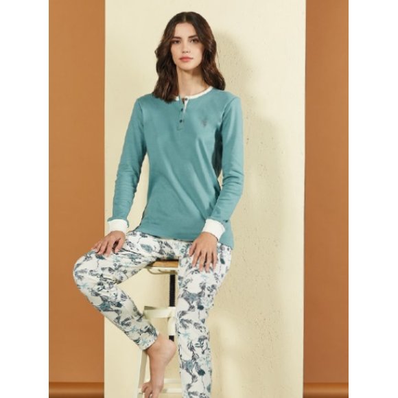PIGIAMA DONNA SERAFINO 96885 LUNGO