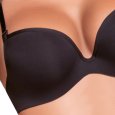 LOVE&BRA - REGGISENO FASCIA "MERAVIGLIOSO" DALLA 1 ALLA 4 - NERO