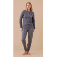 Pigiama donna punto milano articolo riga FA9333 