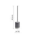 PORTA SCOPINO TERRA G-NEW MIZAR - GRIGIO