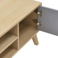 MOBILE TV IN LEGNO BIANCO NATURALE
