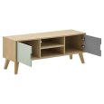 MOBILE TV IN LEGNO BIANCO NATURALE