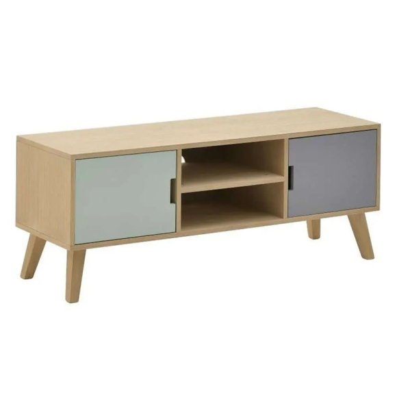 MOBILE TV IN LEGNO BIANCO NATURALE