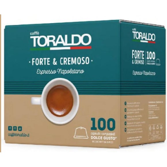 TORALDO CAFFE CAPSULE DOLCE GUSTO CLASSICA 100PZ TORALDO CAFFE CAPSULE DOLCE GUSTO CLASSICA 100PZ
