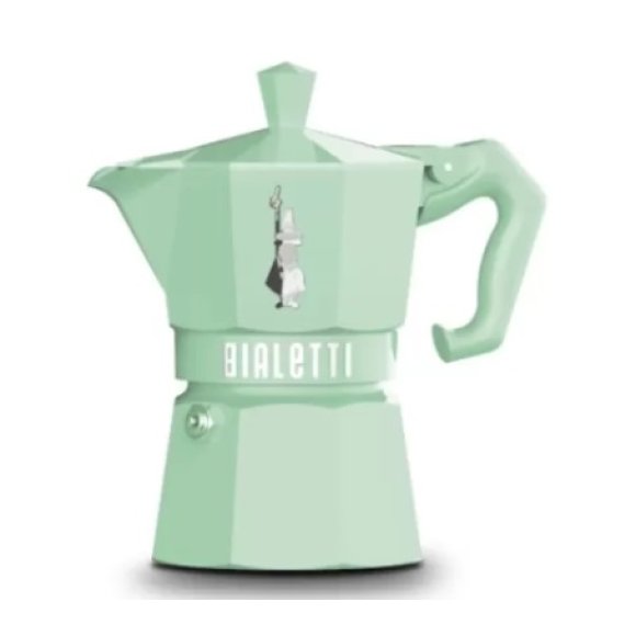 BIALETTI MOKA EXCLUSIVE GREEN - 3 TAZZE BIALETTI MOKA EXCLUSIVE GREEN - 3 TAZZE