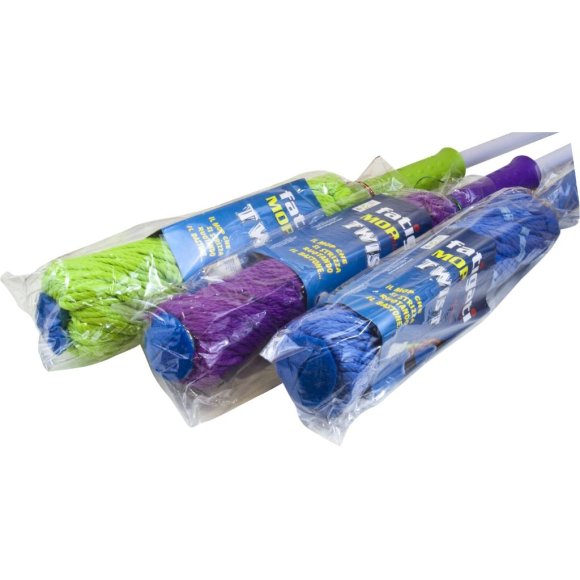 MOP MICROFIBRA CON MANICO TWIST - COLORI ASSORTITI