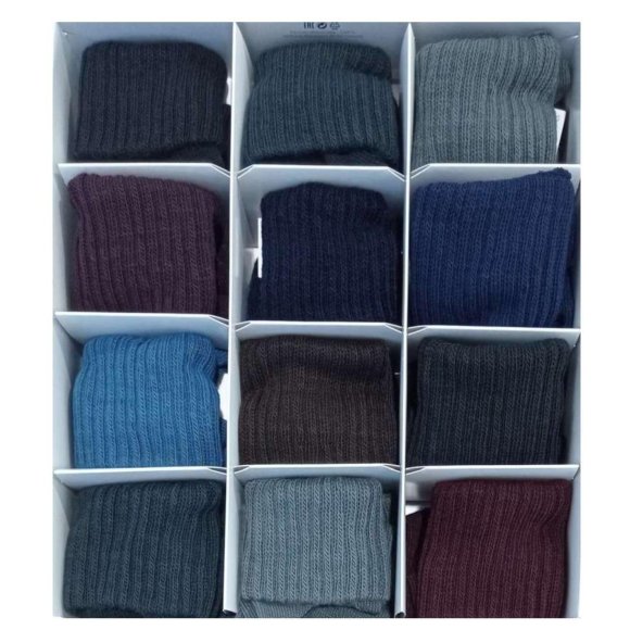 PEZZINI - CALZINO DONNA COD.DCZ604 "MORBIDONE" - COLORI ASSORTITI