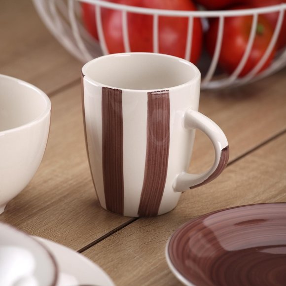 TAZZA "LIGIA" - MARRONE 