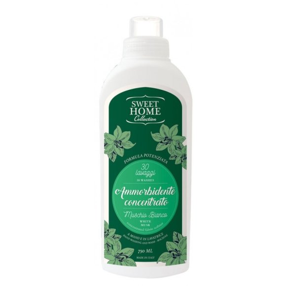  Sweet Home Ammorbidente 750 Ml.Concentrato 30 Misurini Muschio Made In Italy